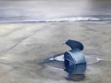 Original Beach Painting by Vauney Strahan