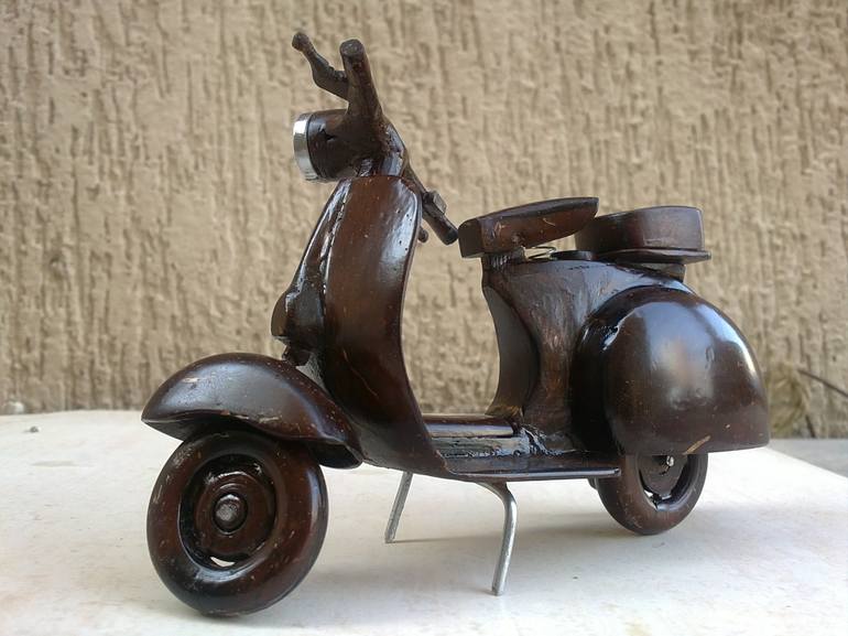 Original Abstract Bike Sculpture by Shaji Panthayil