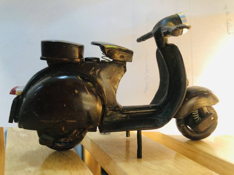 Original Bike Sculpture by Shaji Panthayil