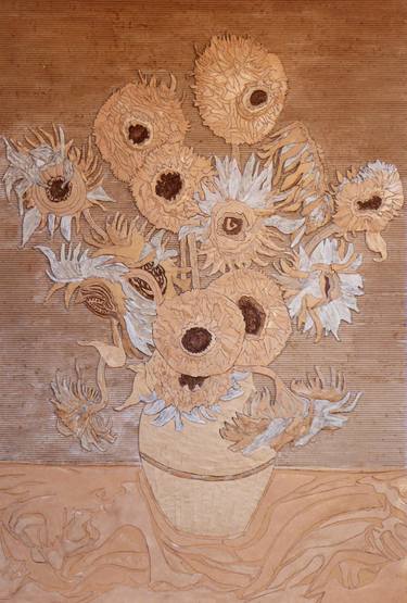 Cardboard Sunflowers thumb