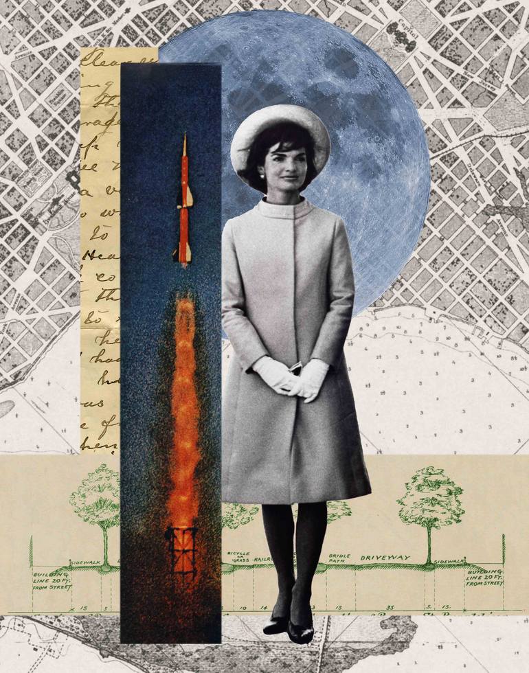 Original Famous Digital by Stephen Sheffield  Contemporary Art on Acrylic  Jackie Rocket