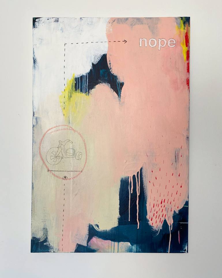 Original Abstract Expressionism Abstract Painting by Ashley Cunningham