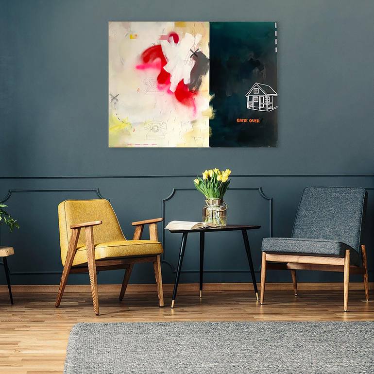 Original Abstract Expressionism Abstract Painting by Ashley Cunningham
