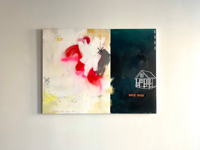 Original Abstract Expressionism Abstract Painting by Ashley Cunningham