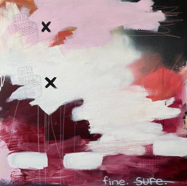 Original Abstract Expressionism Abstract Paintings by Ashley Cunningham