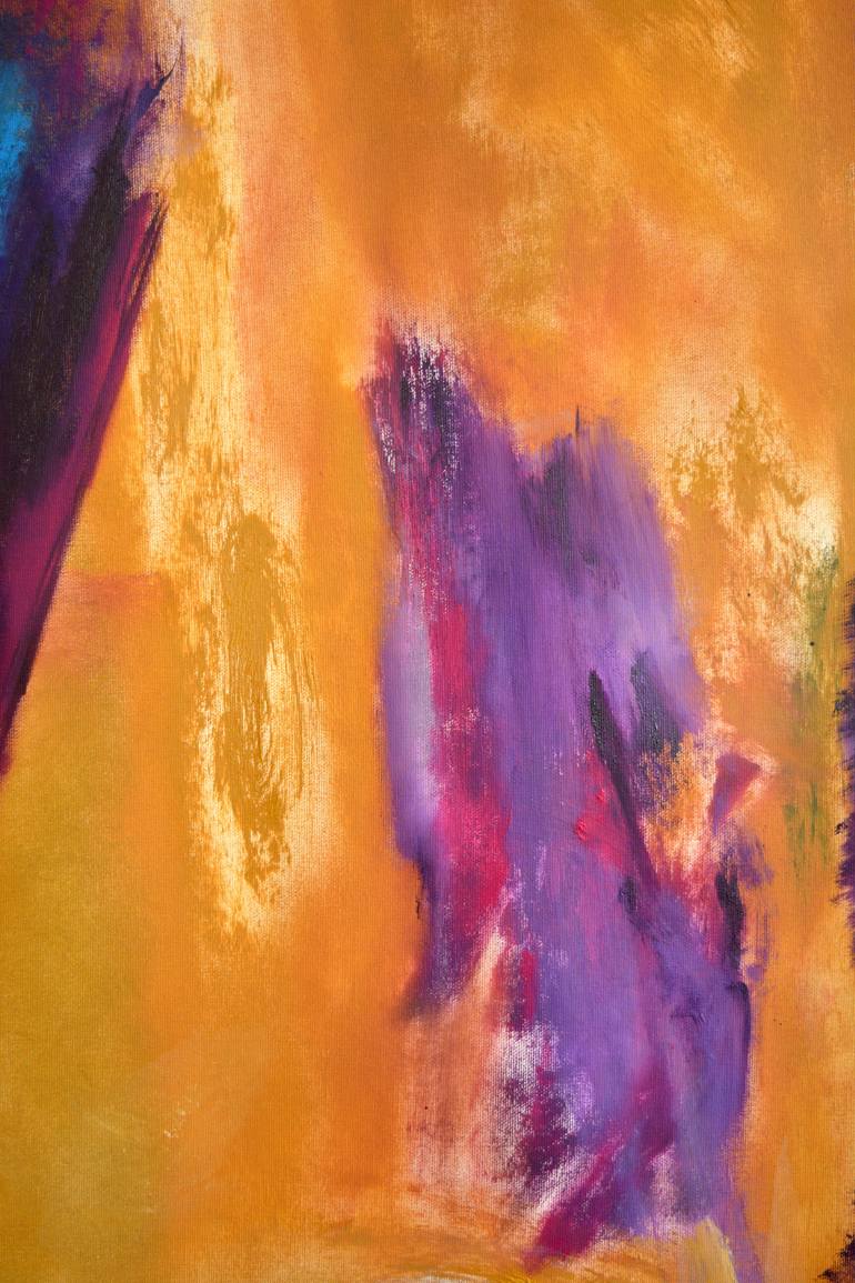 Original Abstract Expressionism Abstract Painting by Rrose Sélavy
