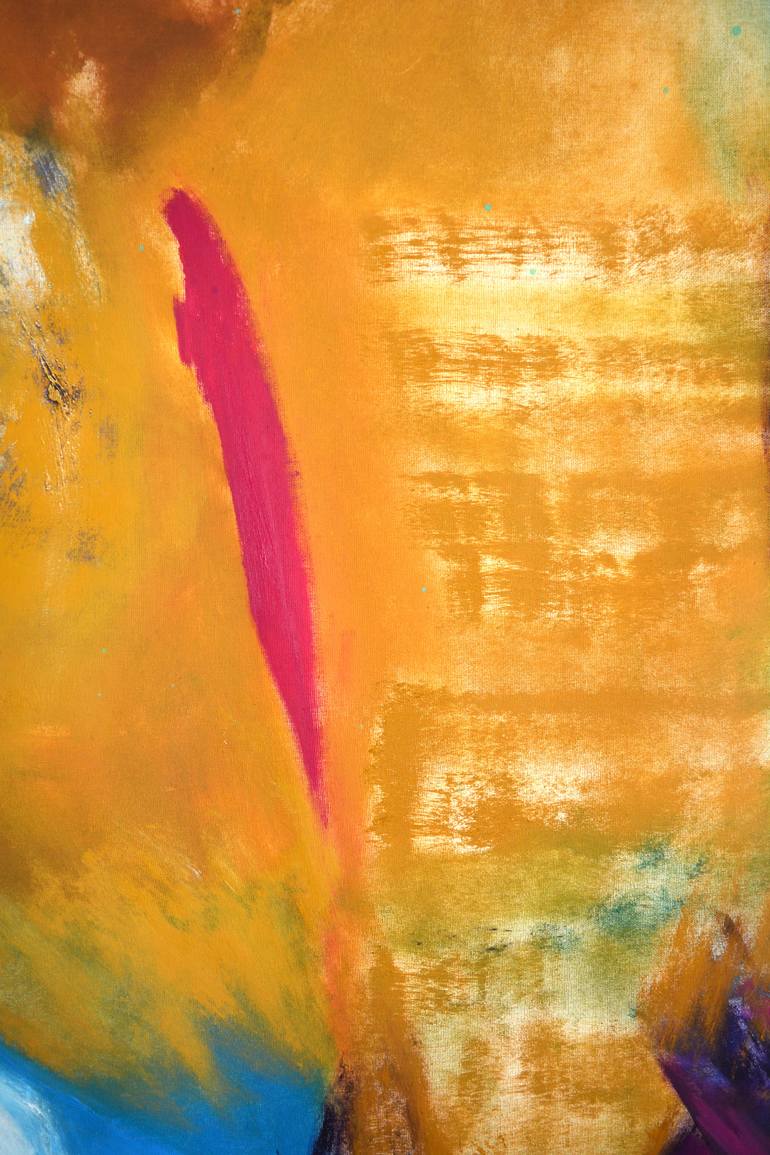 Original Abstract Expressionism Abstract Painting by Rrose Sélavy