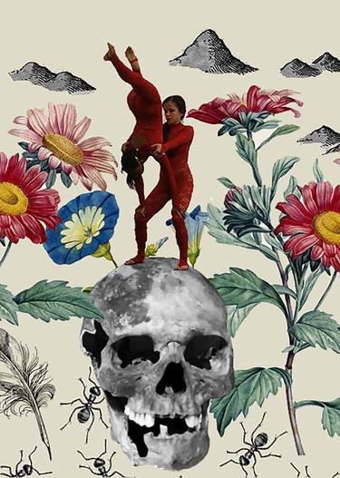 Original Surrealism Performing Arts Collage by Alex Zanda