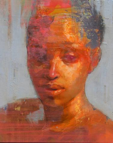 Original Expressionism Portrait Paintings by Oneyung Kim