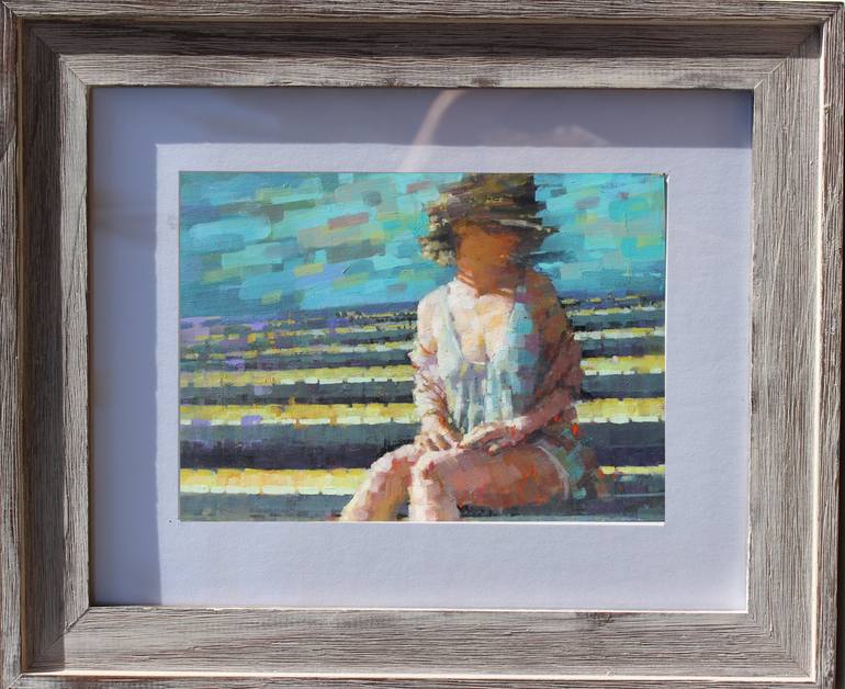 Original Impressionism Abstract Painting by Oneyung Kim