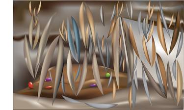 Print of Abstract Expressionism Landscape Digital by Denis Leclerc