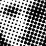 Detail on the size of dots. 