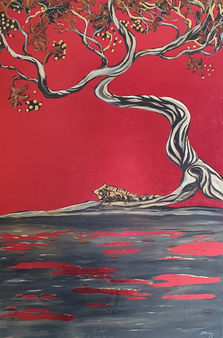 Copy of Jungle - 3 Painting by Christine Bleny | Saatchi Art Malta