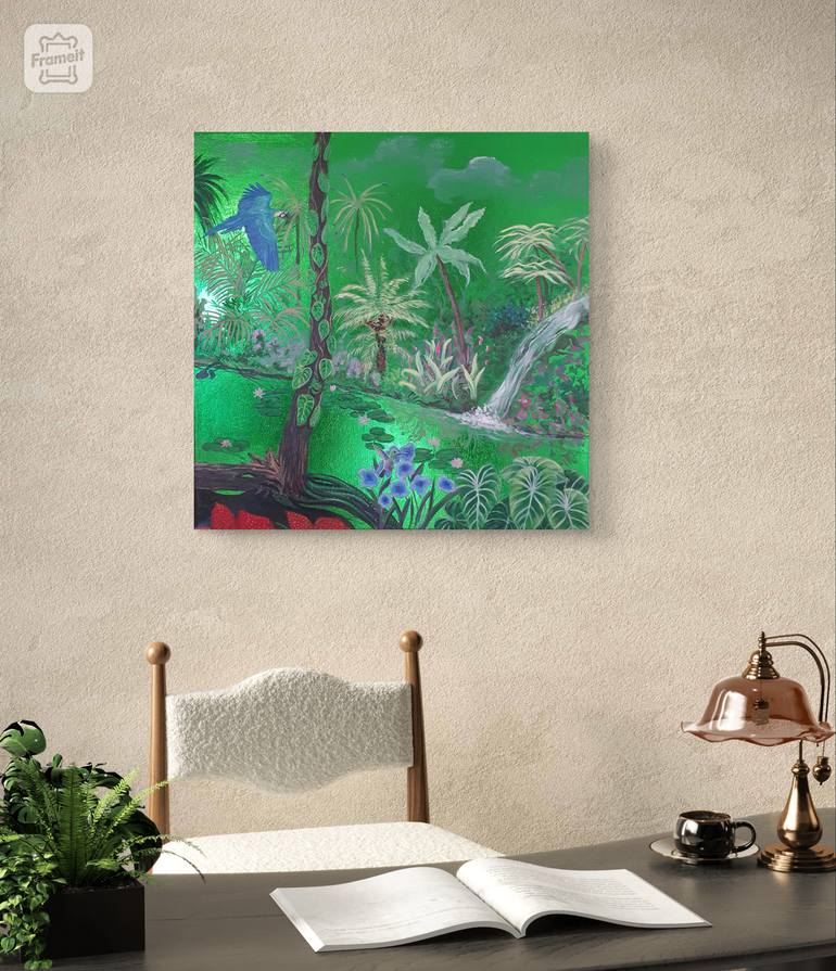 Copy of Jungle - 3 Painting by Christine Bleny | Saatchi Art Malta