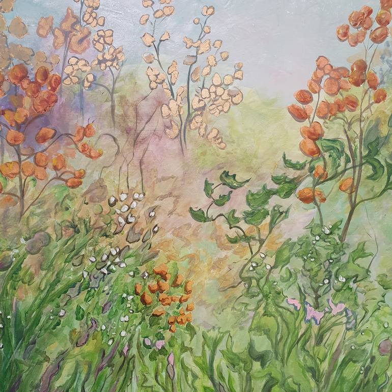 Original Abstract Expressionism Landscape Painting by Christine Bleny