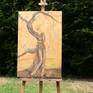 Part of my new collection, the gold series, oriental touch,  art nouveau style. Symbioses between a woman and a tree.