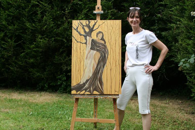 Original Tree Painting by Christine Bleny