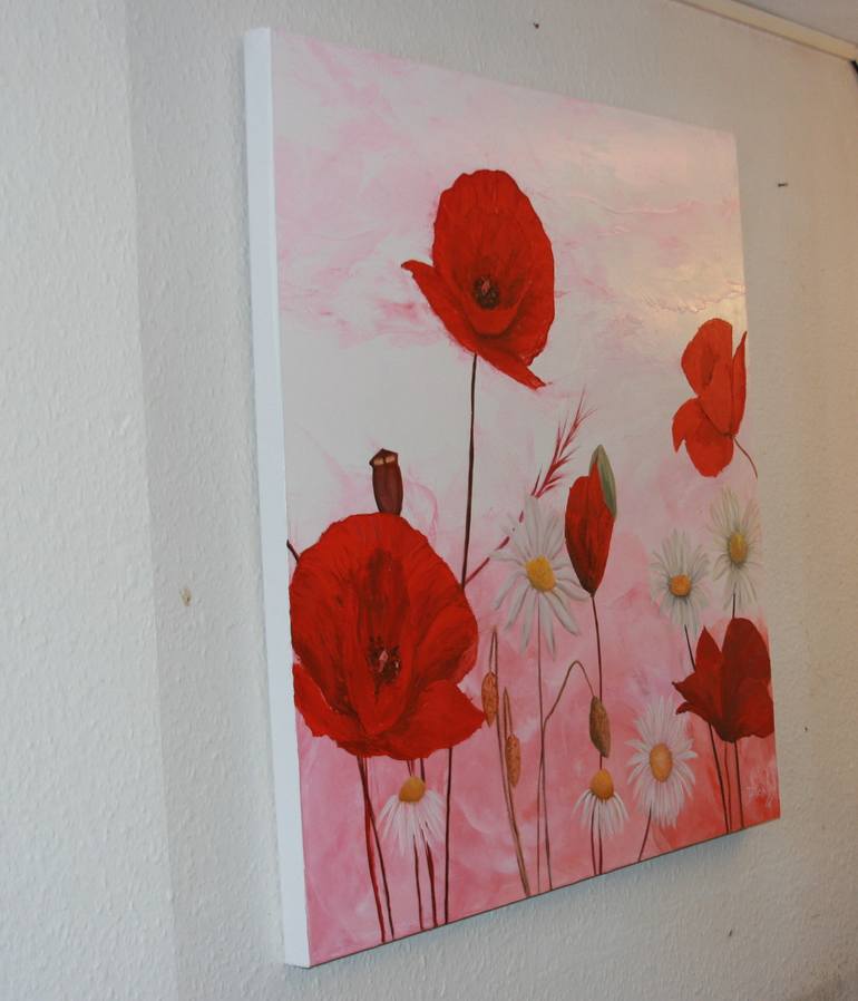 Original Floral Painting by Christine Bleny