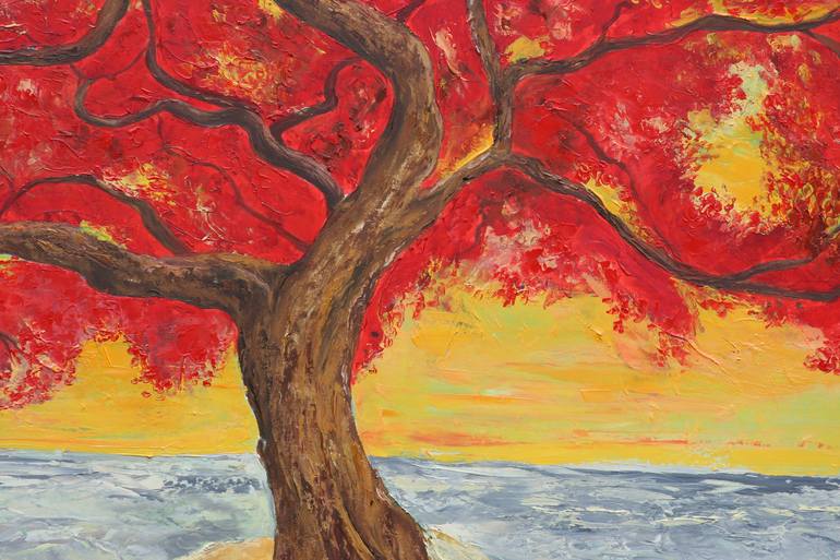 Original Tree Painting by Christine Bleny