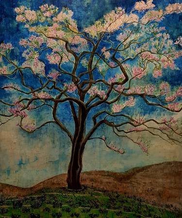 Original Abstract Expressionism Tree Paintings by Christine Bleny