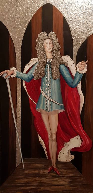 Original Art Deco Fantasy Paintings by Christine Bleny