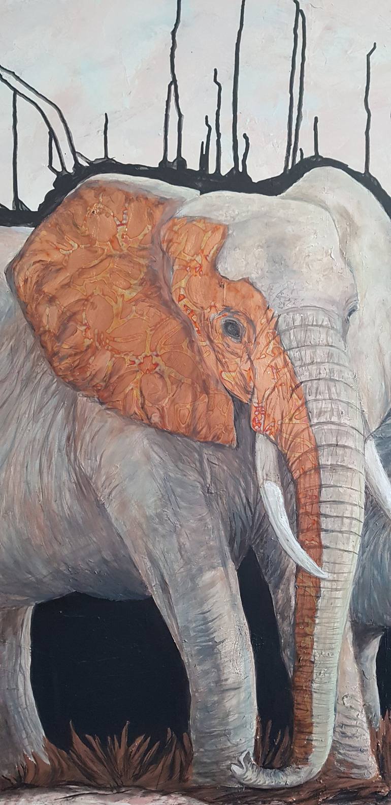 Original Animal Painting by Christine Bleny