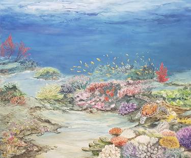 Print of Seascape Paintings by Christine Bleny