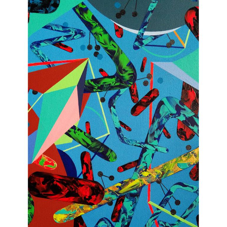 Original Abstract Expressionism Abstract Painting by Tomasz Piars