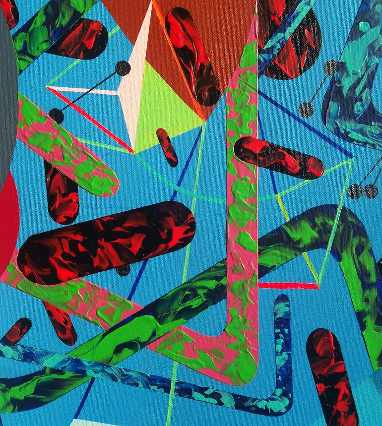 Original Abstract Expressionism Abstract Painting by Tomasz Piars