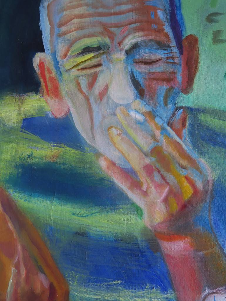 Original Abstract Expressionism People Painting by Agata Lis
