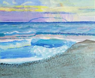 Original Beach Paintings by Agata Lis