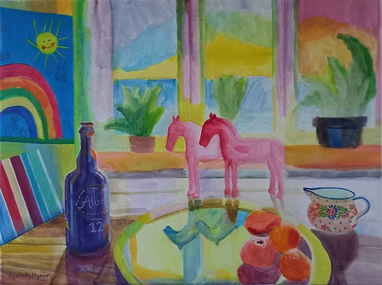 Original Still Life Painting by Agata Lis