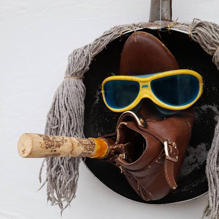 Original Abstract Expressionism People Sculpture by Evans Ngure