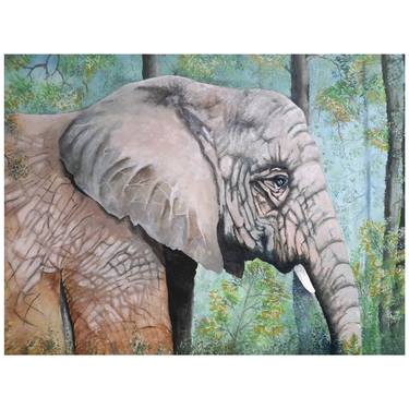 Original Animal Paintings by EVANS NGURE