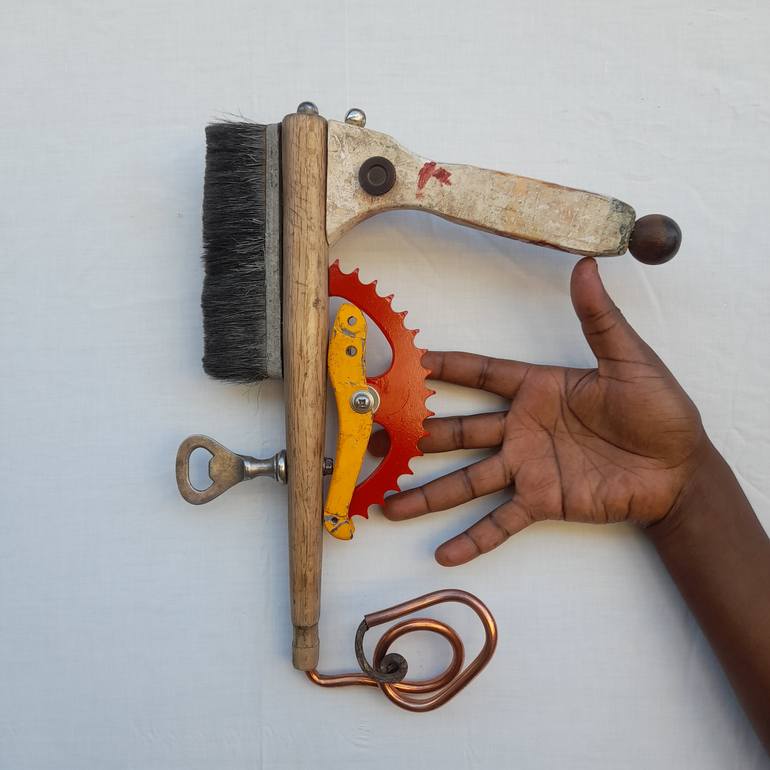 Original Abstract Expressionism Animal Sculpture by Evans Ngure