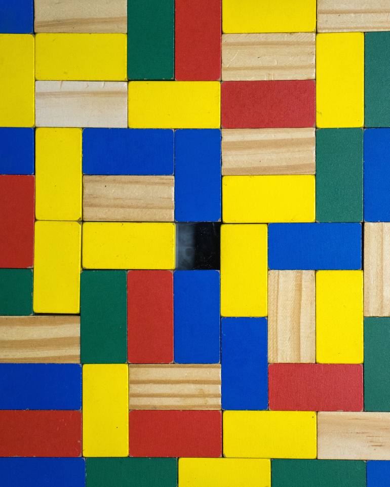 Original Abstract Collage by Evans Ngure