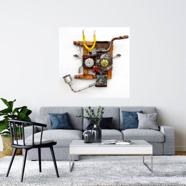 Original Abstract Expressionism Animal Sculpture by Evans Ngure