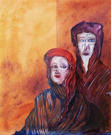 Print of Expressionism People Paintings by Aristides Meneses