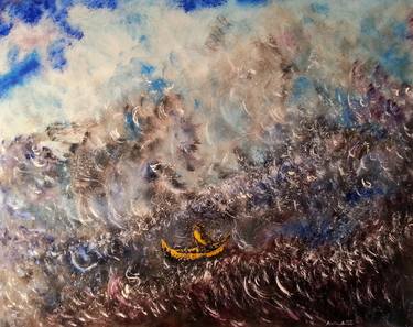 Original Expressionism Seascape Paintings by Aristides Meneses