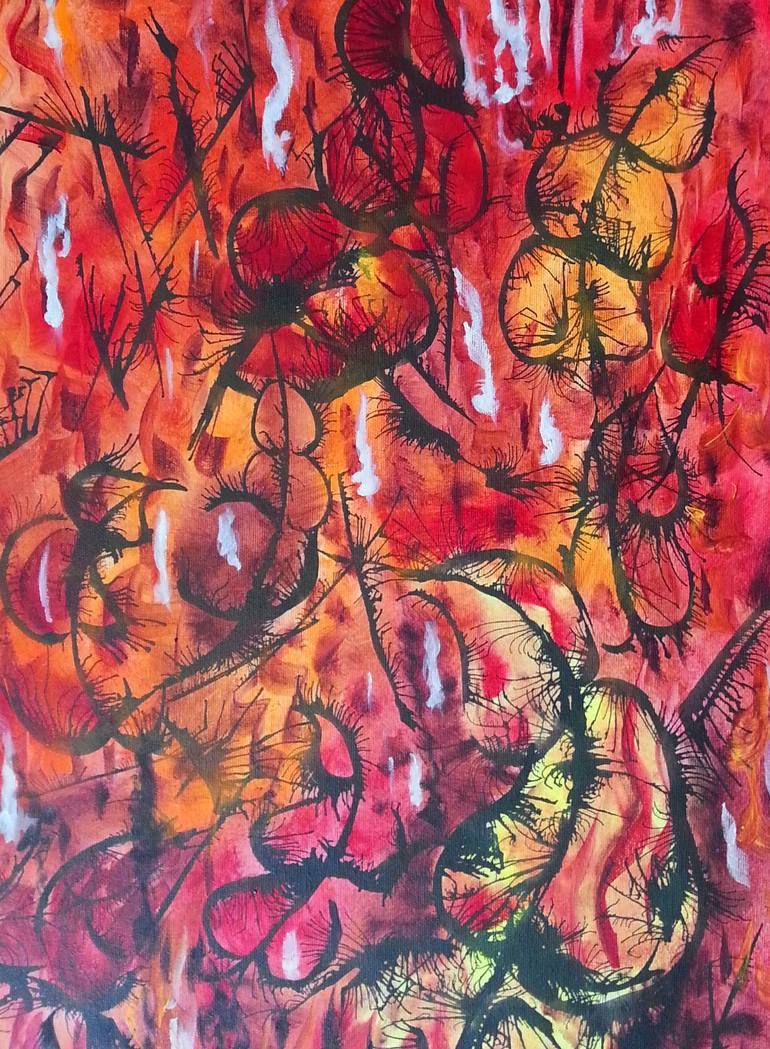 Original Expressionism Nature Painting by Aristides Meneses