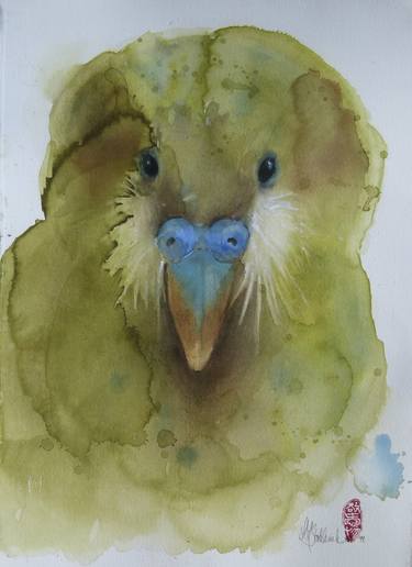 Original Figurative Animal Paintings by Marie-Helene Stokkink