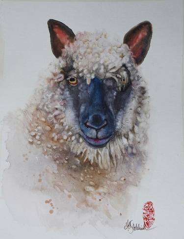 Original Animal Paintings by Marie-Helene Stokkink