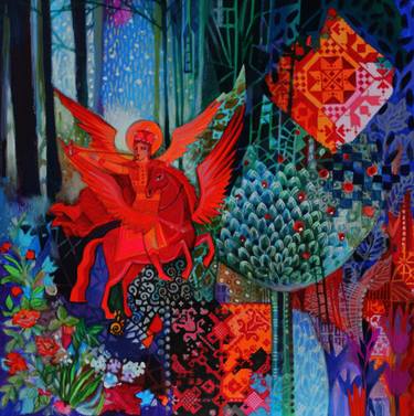 Print of Art Deco Fantasy Paintings by Oxana Zaika