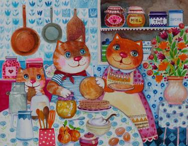 Print of Fine Art Food Paintings by Oxana Zaika