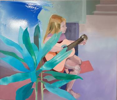 Print of Figurative Home Paintings by Lucy Henderson