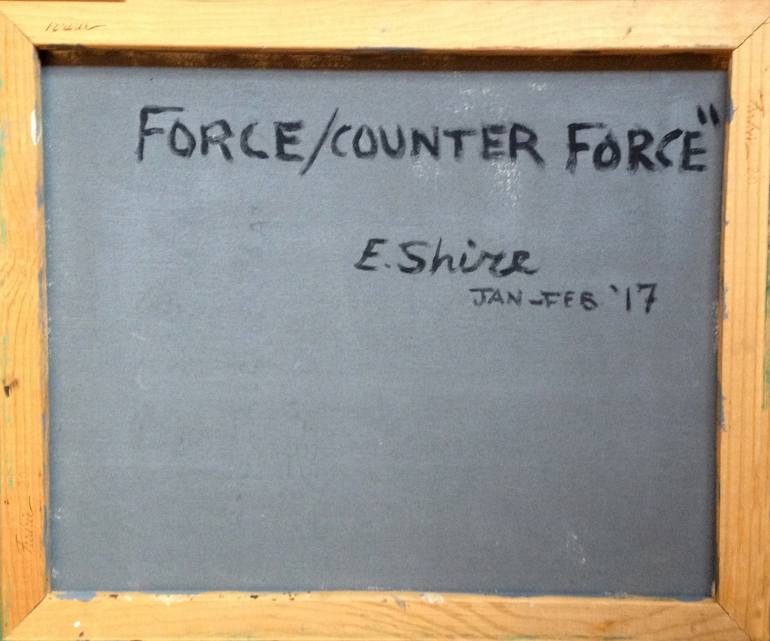 Force / Counter Force Painting by Ellen Shire | Saatchi Art