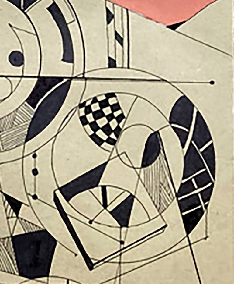 Original Abstract Drawing by Ellen Shire