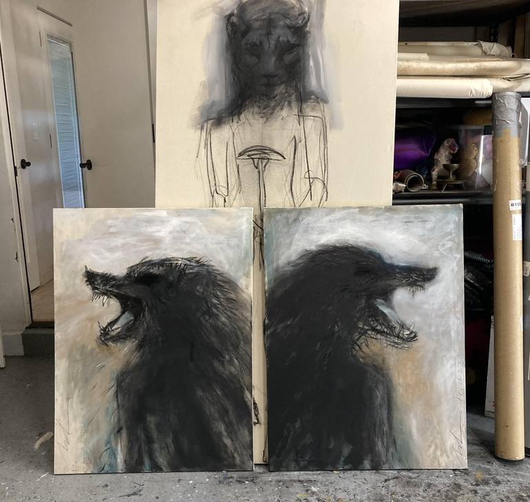 Original Animal Painting by Melora Walters