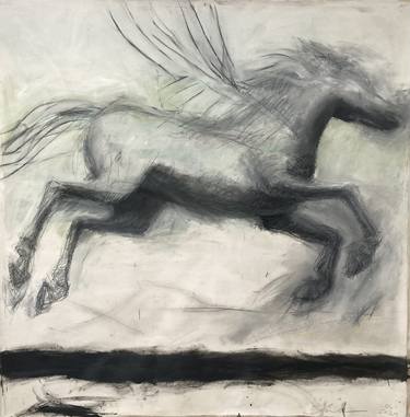 Original Expressionism Horse Paintings by Melora Walters