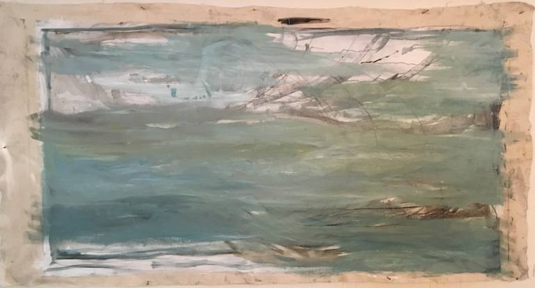 Original Fine Art Seascape Painting by Melora Walters
